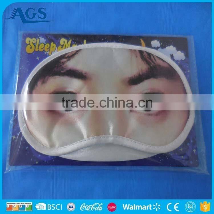 vivid human eyelashes design kids eye mask