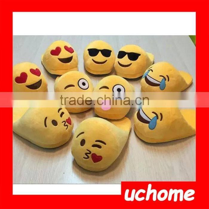 UCHOME Best Selling Plush Emoji Slippers