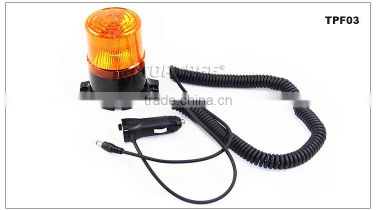 Amber strobe light 12v waterproof led lights ip65 revolving warning lamp