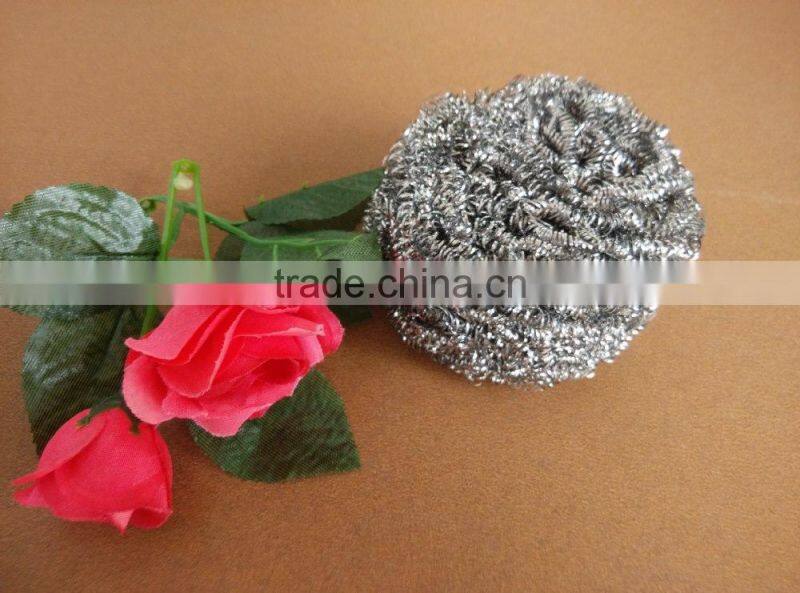 15g x 12pcs galvanized wire mesh dish washing scrubber