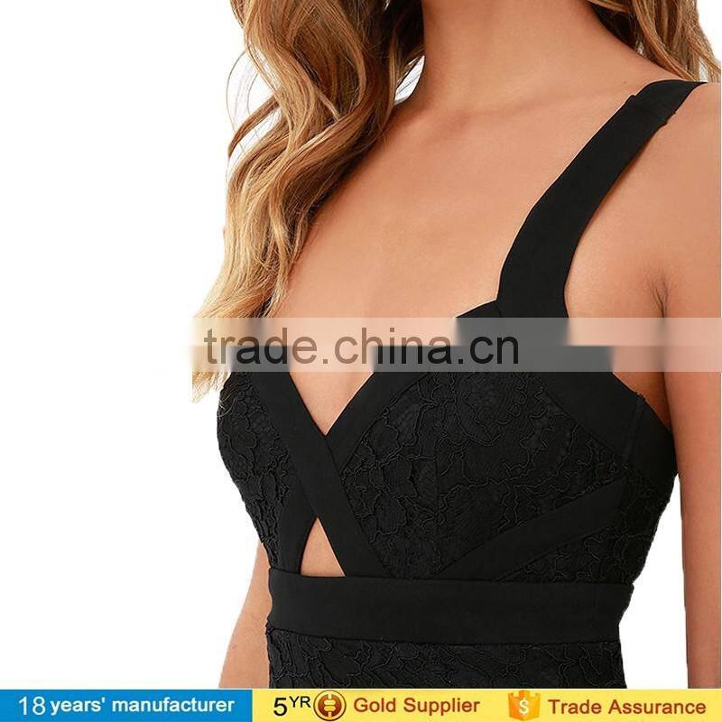 2016 ladies lace long evening party wear fashion maxi dresses with picture