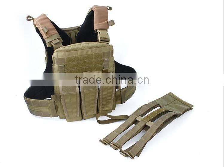 khaki military tactical combat bulletproof vests