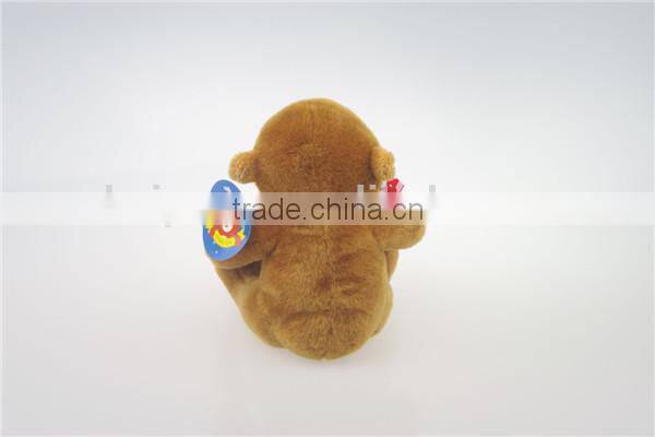Naughty plush monkey animated animal toys for crane machines