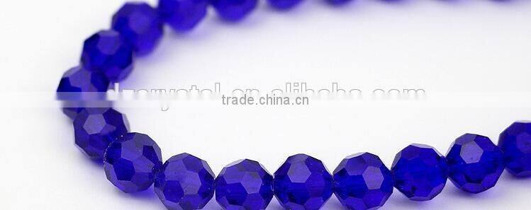 32 faces round crystal bead one hole bead for bracelet