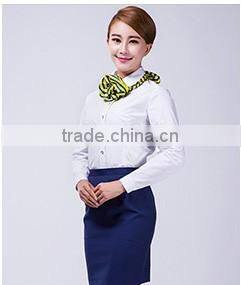 White Shirt And Black Skirts For Eastern Airlines Flight Attendant Uniforms