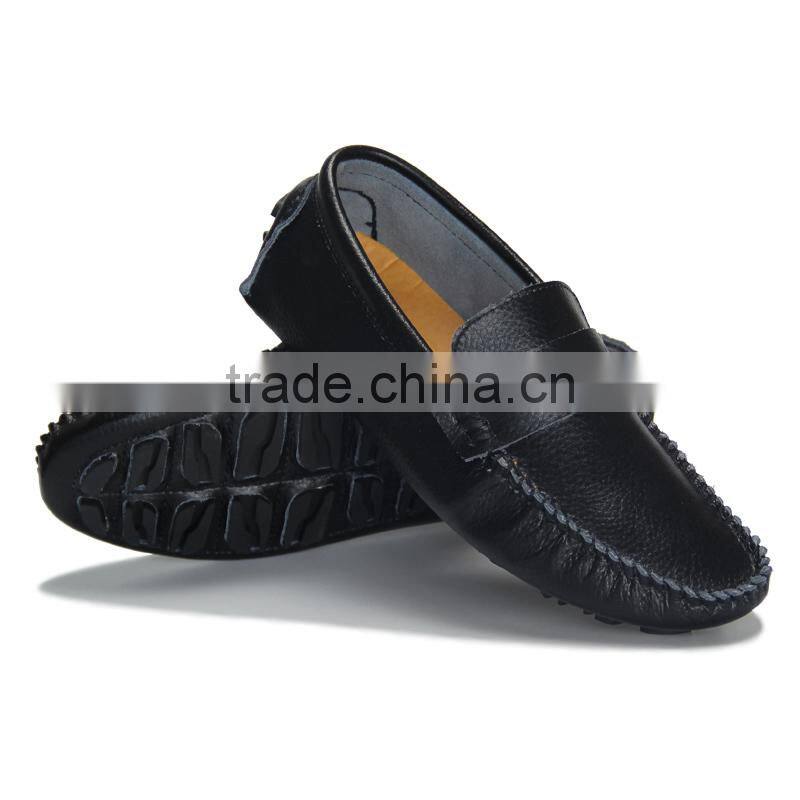high quality little monsters genuine leather peas shoes casual fashion for men, adults casual shoes fashion from china factory