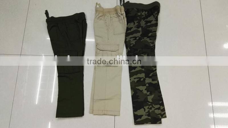 Kid's new style casual cargo pants apparel stocklots