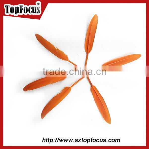 Best selling high quality dyed material goose feather price trim