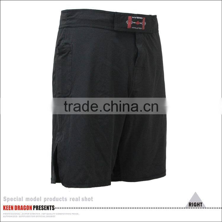 Men's fashion short 100% polyester blank mma shorts