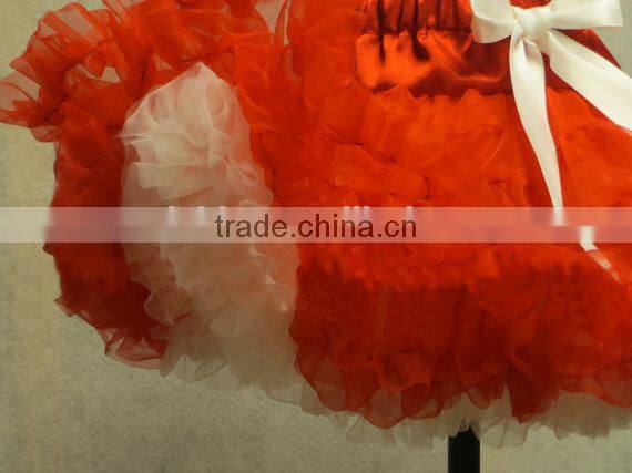 Christmas Baby Party TuTu Skirts Girls Puffy Tulle Pettiskirts