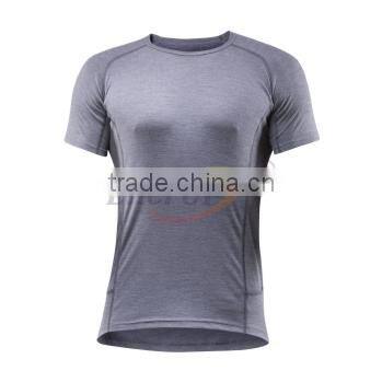 Merino wool short sleeve warm inner wear for men