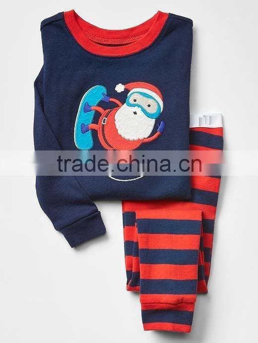 Boys Embroidered pajama set