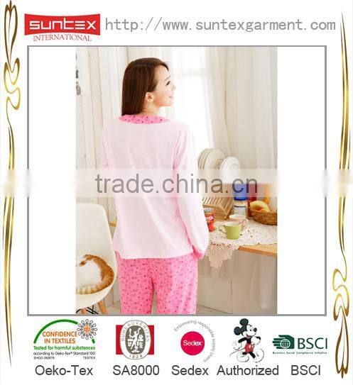 Made In China Long Sleeve Women's Dresses Fashion Ladies Sexy Asian Sleepwear