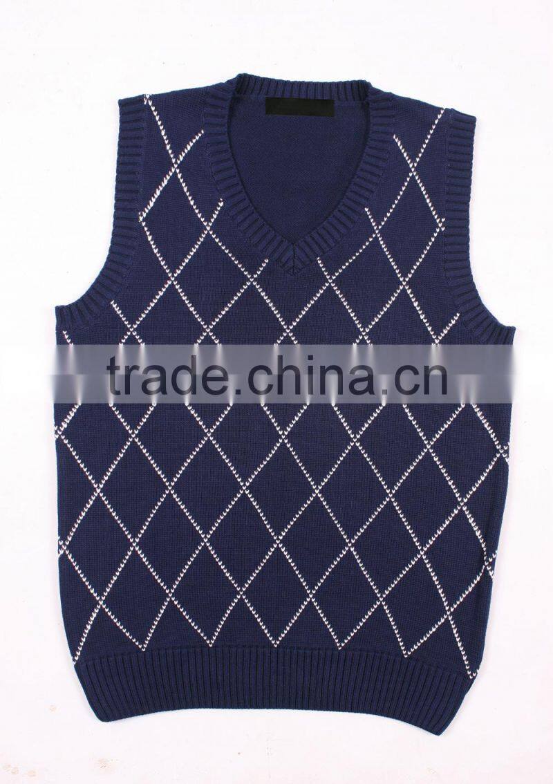 Wholesale V Neck Cheap Men Sweater Vest