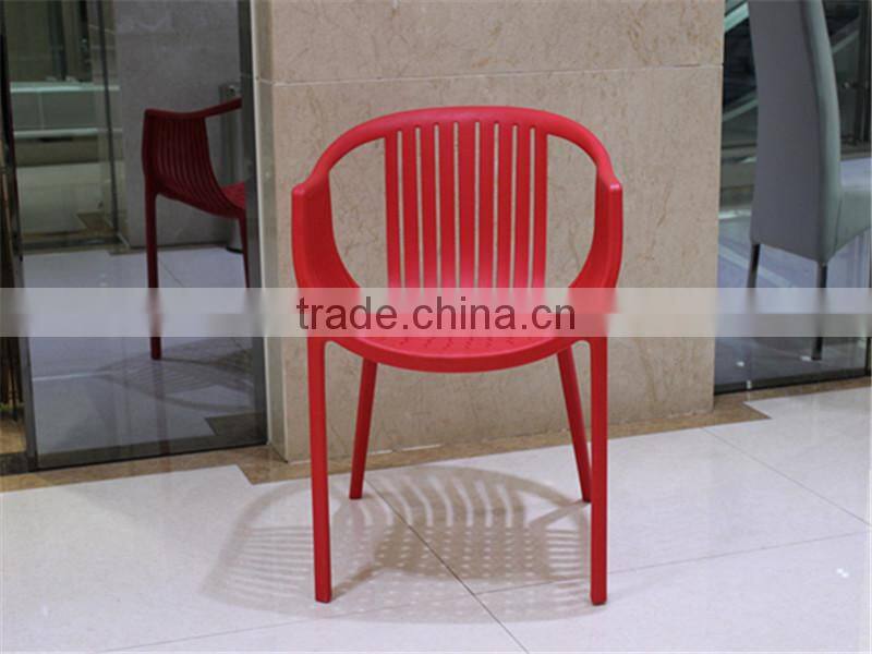 High quality furniture cheap stacking plastic garden chairs for coffee chairs
