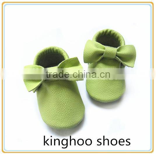 baby bow moccasins BOW MOCCS