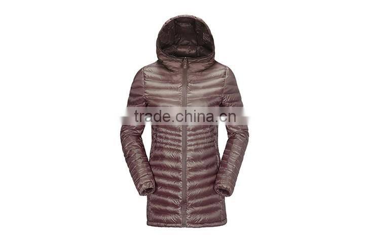 H1041 women ultralight down jacket winter warm clothing long coat