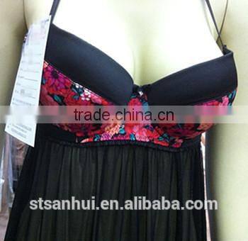 silk breathable quick dry evening wear Sexy sleeperwear China factory
