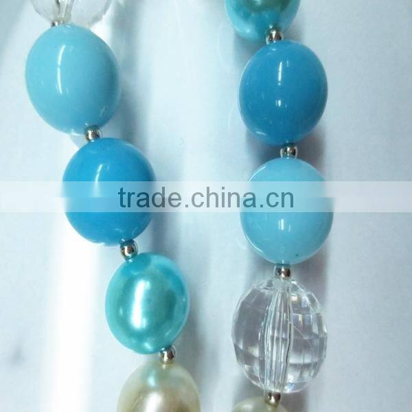 Boutique chunky bead kids necklace wholesale