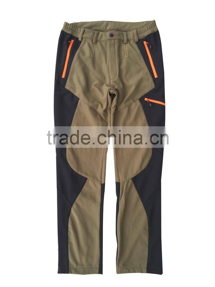 Mens Sport warm trekking fleece inside ski pants softshell pants