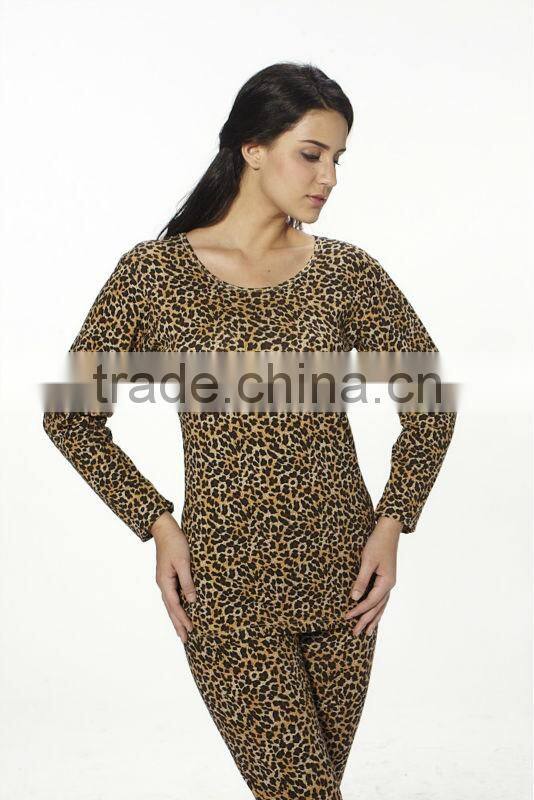 2013 classic fashion leopard women long johns