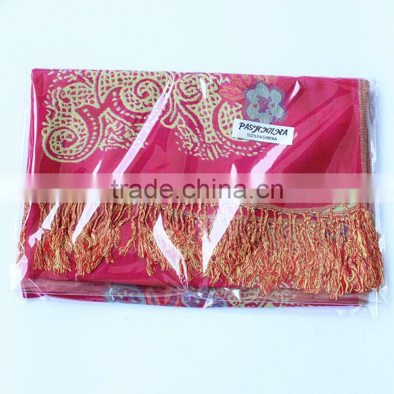 Hot sale women cheap promotional scarves , mix-color shawl scarves from china factory