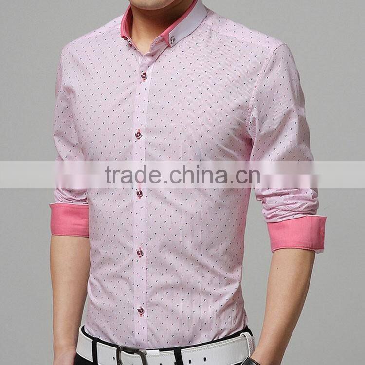 Mens Polka Dot Formal Shirt