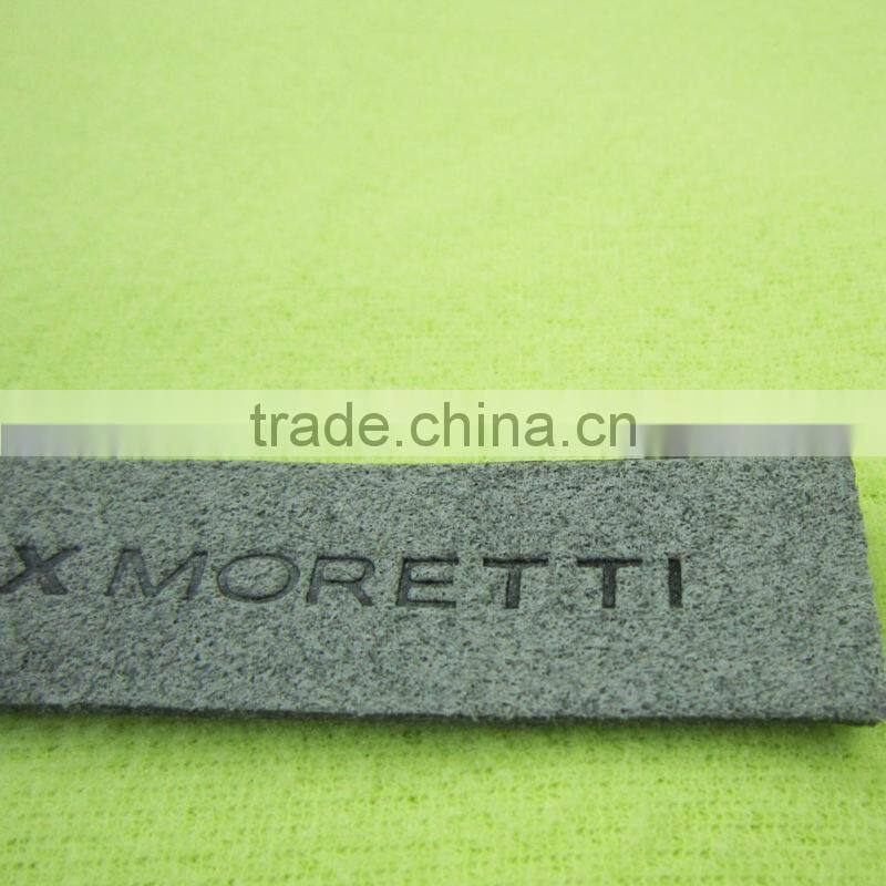 jeans leather patch label