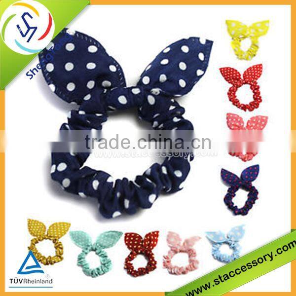 Fashion and Korean style assessories elastic hair band ,fabric pony holder
