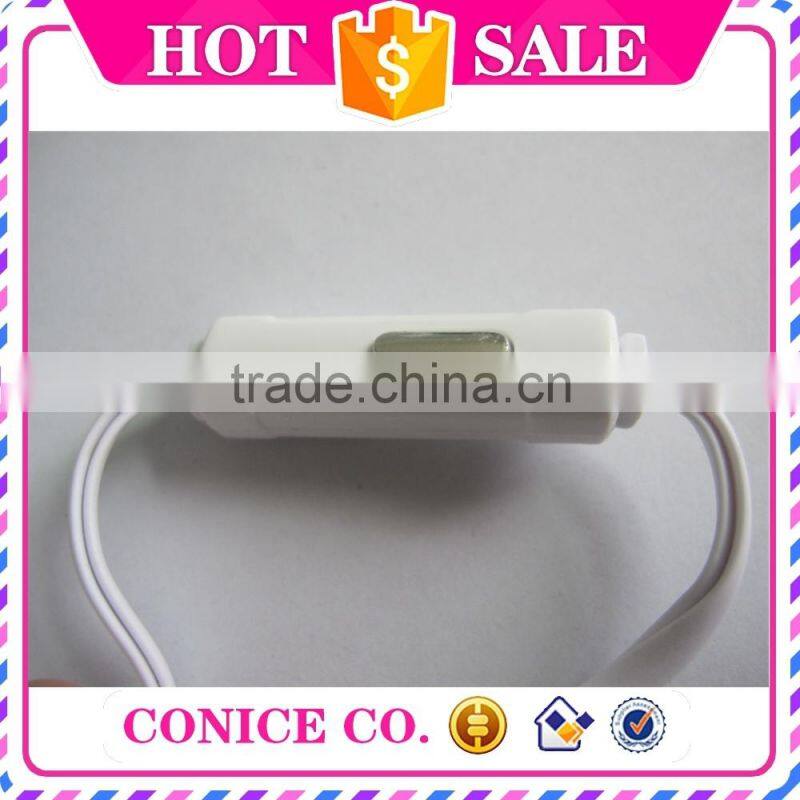 alibaba promotional cheap white flat cable silicone plug piston wired mic earphones