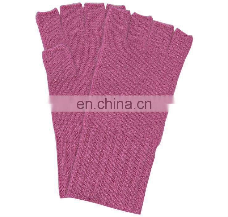 fashional design hot popular sell well knit acrylic mitten