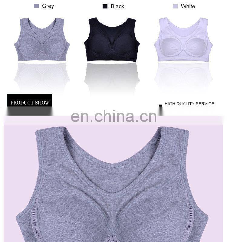 China Wholesale Breathable Thin Sex Woman Sports Cotton Bra