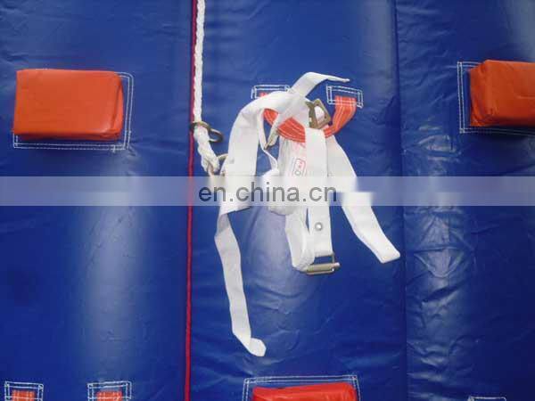 colorful inflatable climbing wall, portable climb wall ,inflatable rock climbing wall