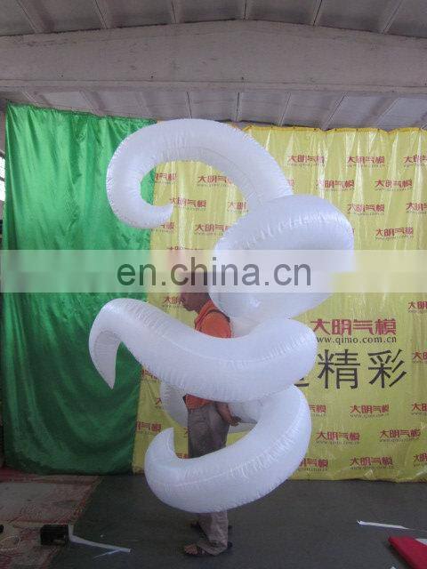 customized multicolor inflatable carnival octopus costume for adults