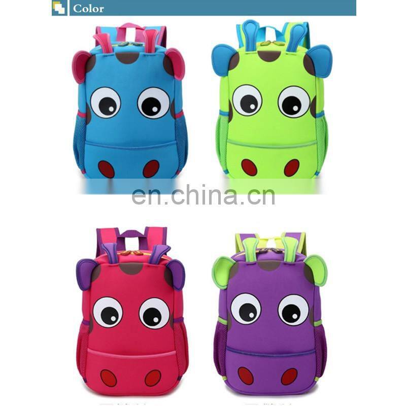 Colorful waterproof children trolly bag