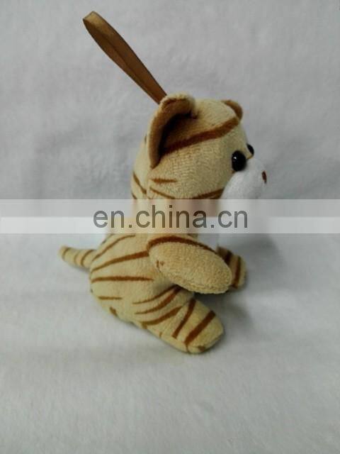 Plush keychain toy cute stuffed raccoon keychain toy