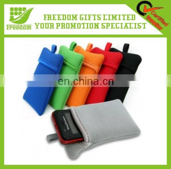 Promotional Customized Logo Neoprene Mobile Phone Bag