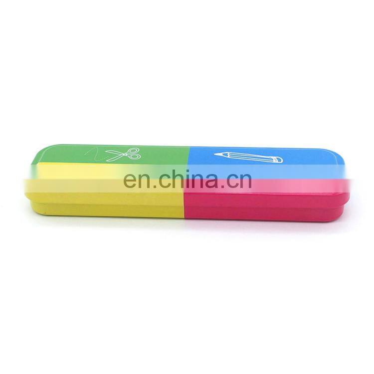 metal tin pencil Case, pencil tin box ,tin children stationery