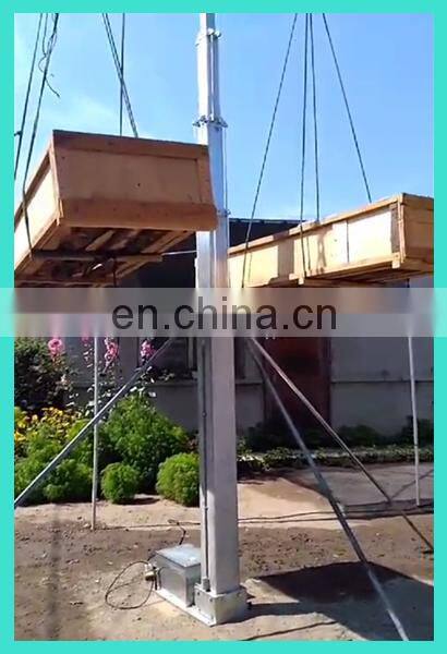 12m motorized masts mobile antenna telescopic mast