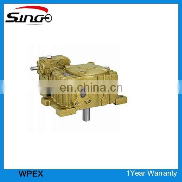 WPEX1400 rpm motor speed reduce gearbox 155-250