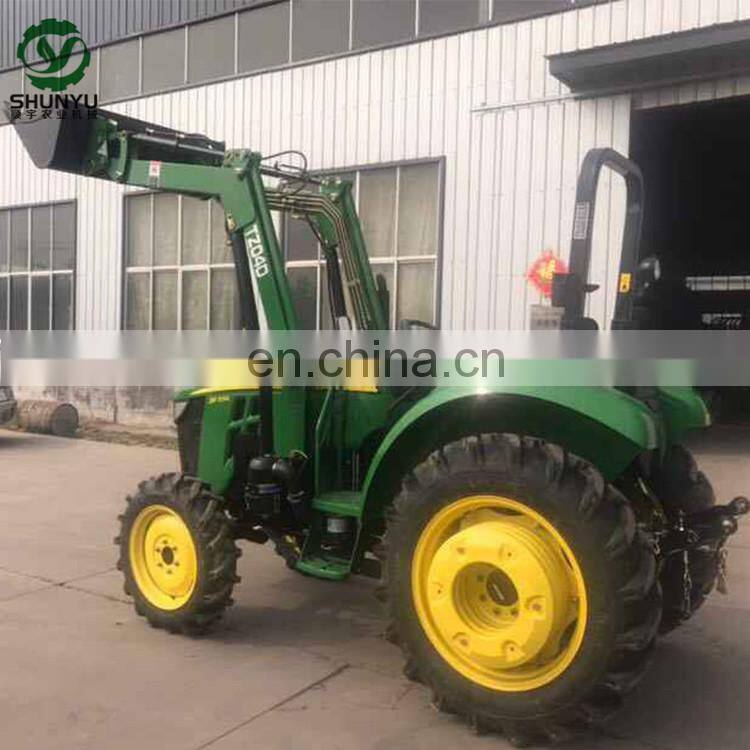Small mini tractor attachment front end loader