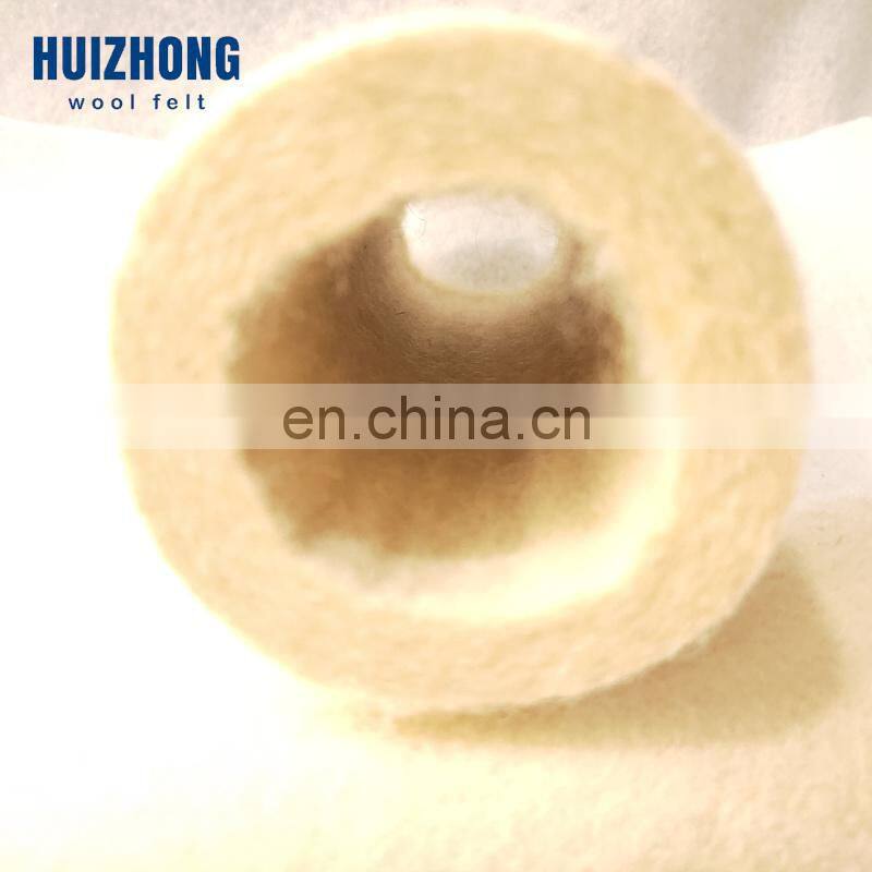industrial cylinder 100% pure wool felt tube