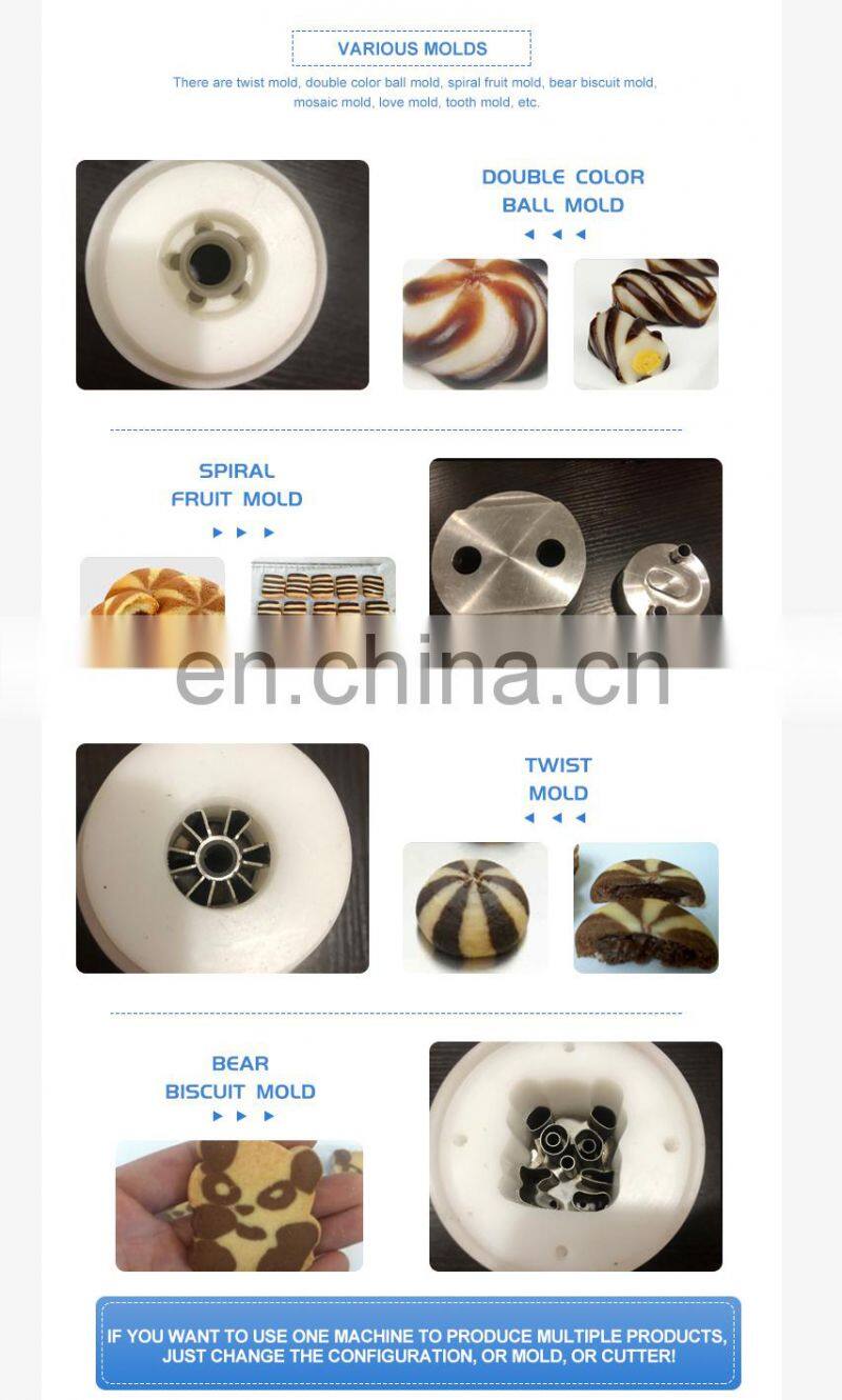 SV-208 rheon stuffed cookies making machine rheon encrusting machine twist cookie encrusting machine