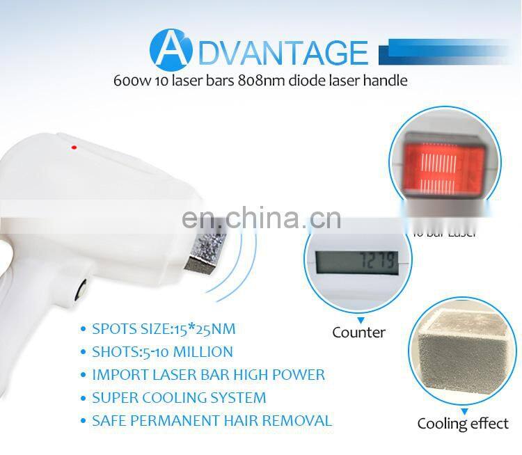 Beauty salon use ELIGHT IPL 808nm Diode laser ND YAG LASER hair removal machine for women