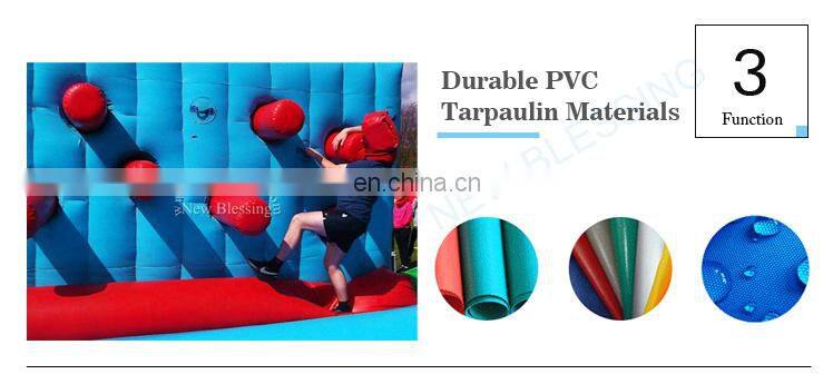 Funny big red ball last man standing inflatable wipeout punch wall game