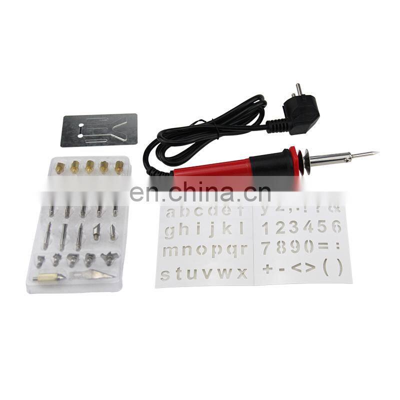 FRANKEVER 28tips wood burning set for pyrography creative with PU case