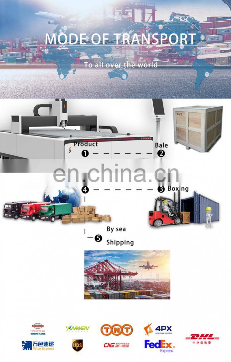 Made in China 1500w fiber laser cutter metal fiber laser cutter machinery