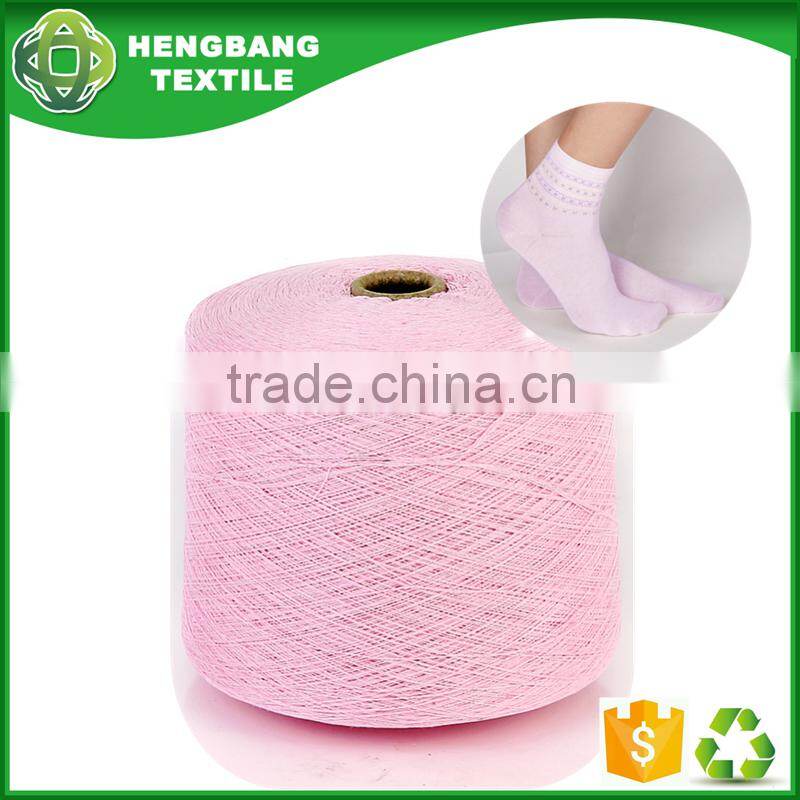 Recycled cotton polyester t/c 65/35 blended yarn open end for socks knitting from china wholesale