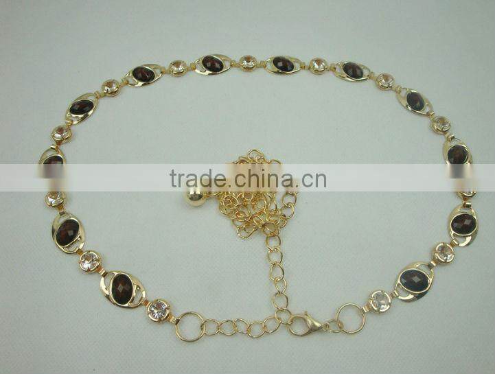 Ladies Fashion metal chain of Waistband