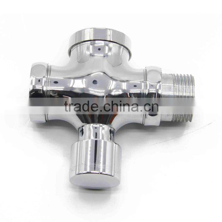 Best price brass time delay faucet four-way toilet flush angle valve